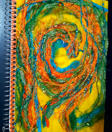 Free Motion Stitching! Project: Journal Cover